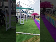 親子インタラクション子供用ジップラインスイング屋外無動力屋外子供用遊び場ジップ