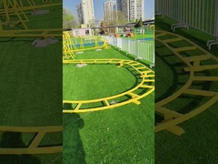 子供向けおよび大人向け遊園地アドベンチャー ローラーコースター 小型ジップライン 屋外プレイグラウンド