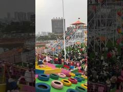 アウトドアアドベンチャーパーク 充電式 充電式 トランポリン ジャンピング 雲