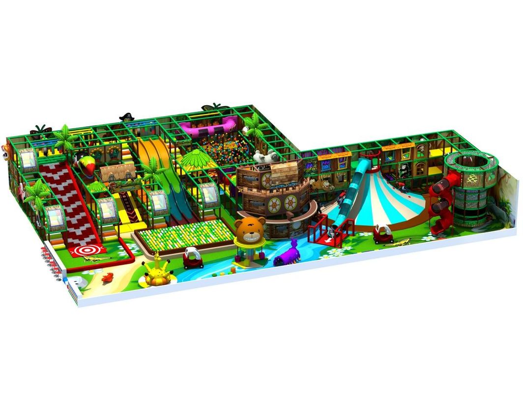 フレッシュフォレストスタイル 商業用遊びの構造 ソフトショッピングセンター 屋内ソフトプレイ設備