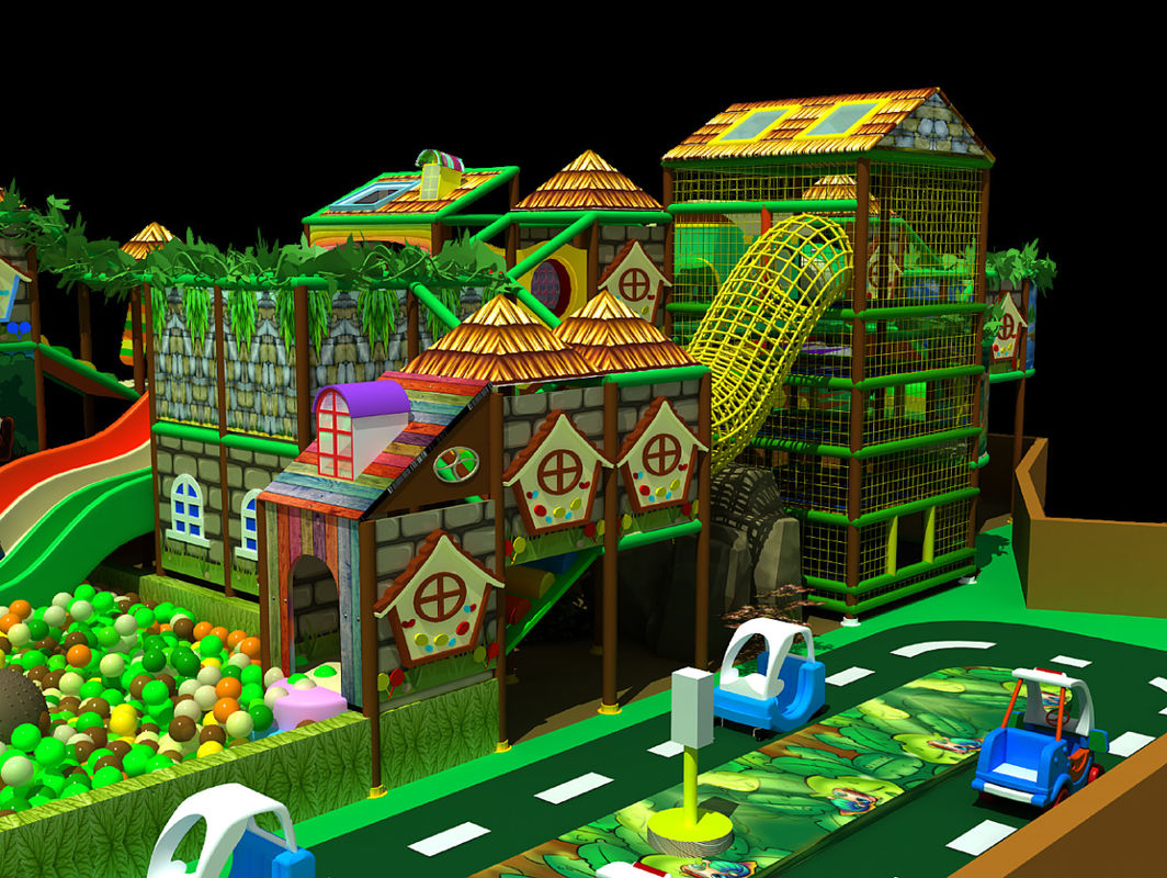 フレッシュフォレストスタイル 商業用遊びの構造 ソフトショッピングセンター 屋内ソフトプレイ設備
