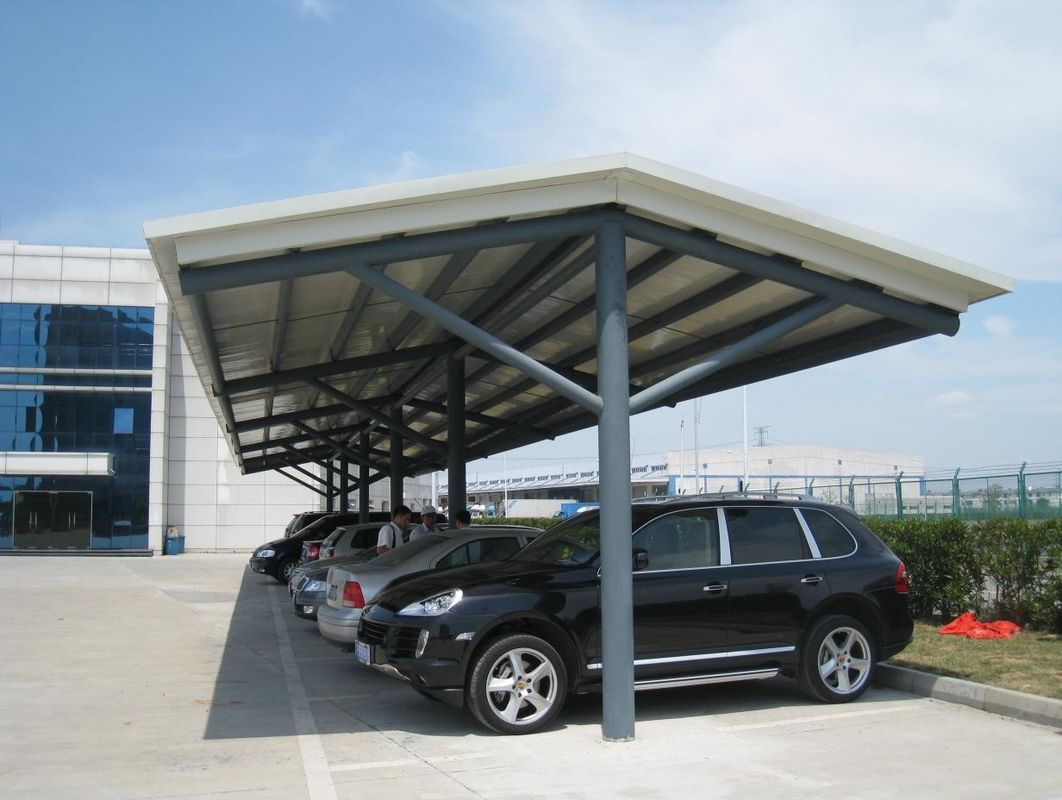 PVDF ストレンジル膜布 屋外学校 駐車場用カーポート シェードカバー