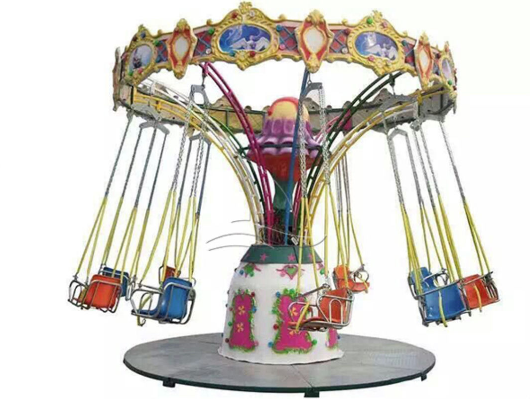 50Hz アウトドアカーニバルの設備 100kg から 500kg トレーラー フライングチェア ミニ 子供のための娯楽施設