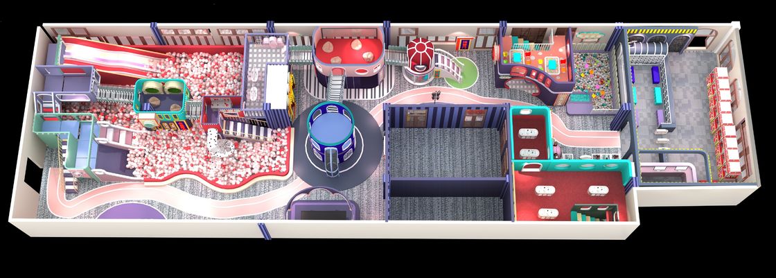 卸売 新潮 室内 悪い城 ソフトプレイ 娯楽公園 フォート 子供用 ボールプール プラスチック製 遊び場