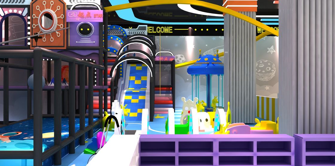 子どもの室内ソフトエンターテイメント遊び場 創造性と社会的スキルを奨励するためのカスタマイズされた室内遊び場