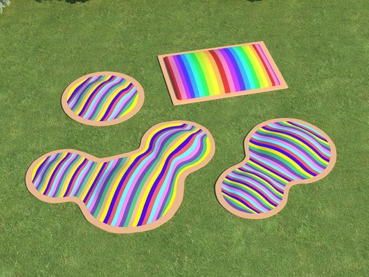 アウトドアアドベンチャーパーク 充電式 充電式 トランポリン ジャンピング 雲