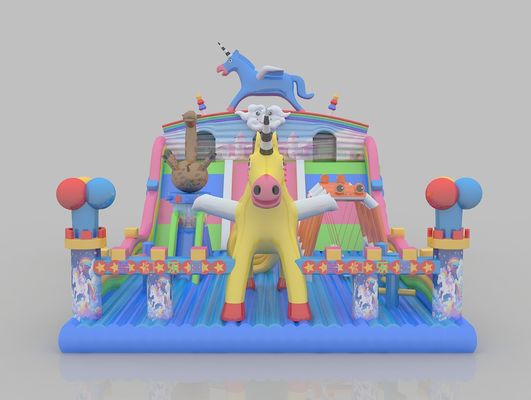 充電可能なPVC 跳ね返る城 公園 子供向け 小さな室内 跳ね返る城 スライド