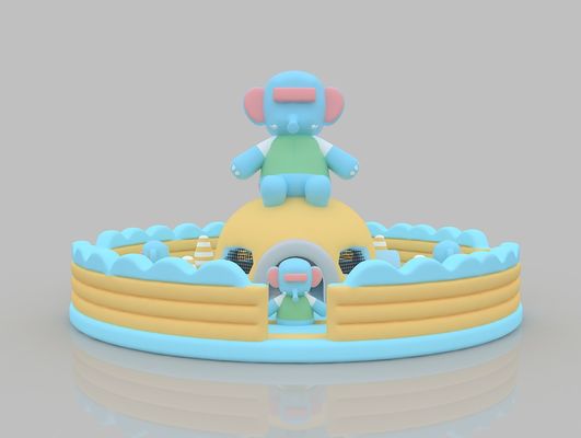 パンダ 漫画 PVC ブランスハウス 充気型 大型 室内 屋外 ブランスハウス ジャンプベッド