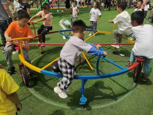 屋外体操器具 子供向け遊具 ロッキングホース 4/6/8/10人乗りカルーセルホース