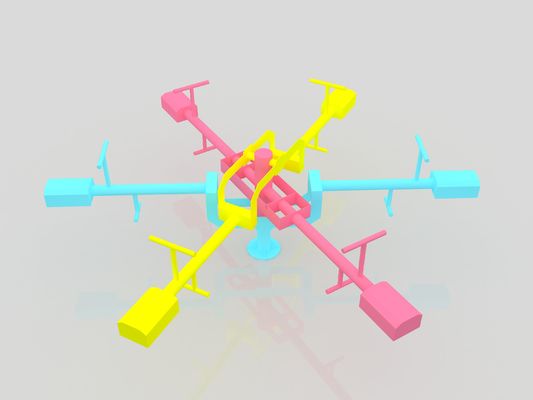 遊園地や学校のためのカスタム 4 席の屋外振動器